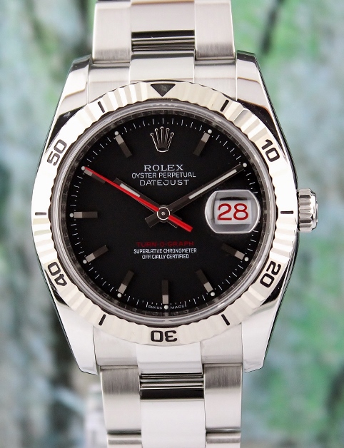 (image for) ROLEX DATEJUST MEN OYSTER PERPETUAL TURN-O-GRAPH - 116264